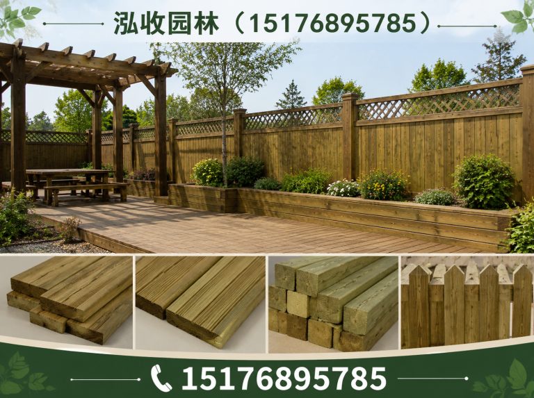 吉林防腐木展示图